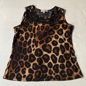 Leopard print top